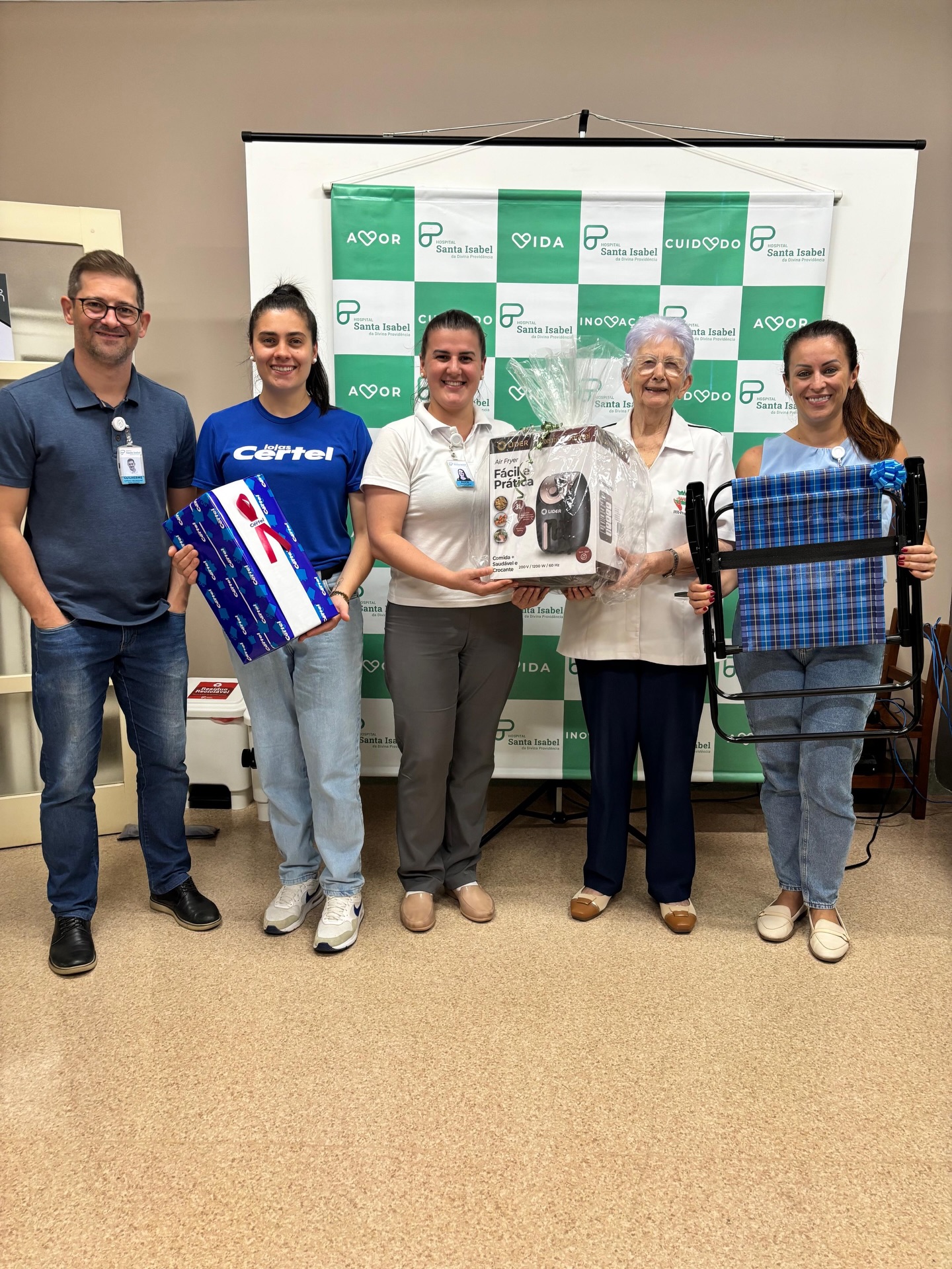 Hospital Santa Isabel e Certel Realizam Primeiro Sorteio de 2026 do Programa “Mãos Dadas com a Saúde”