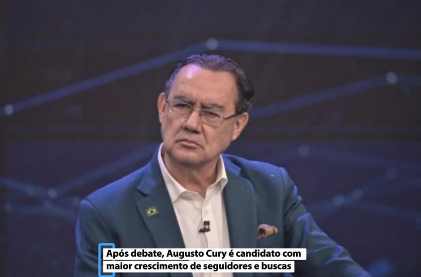 Após debate, Cury é candidato com maior crescimento de seguidores e buscas
