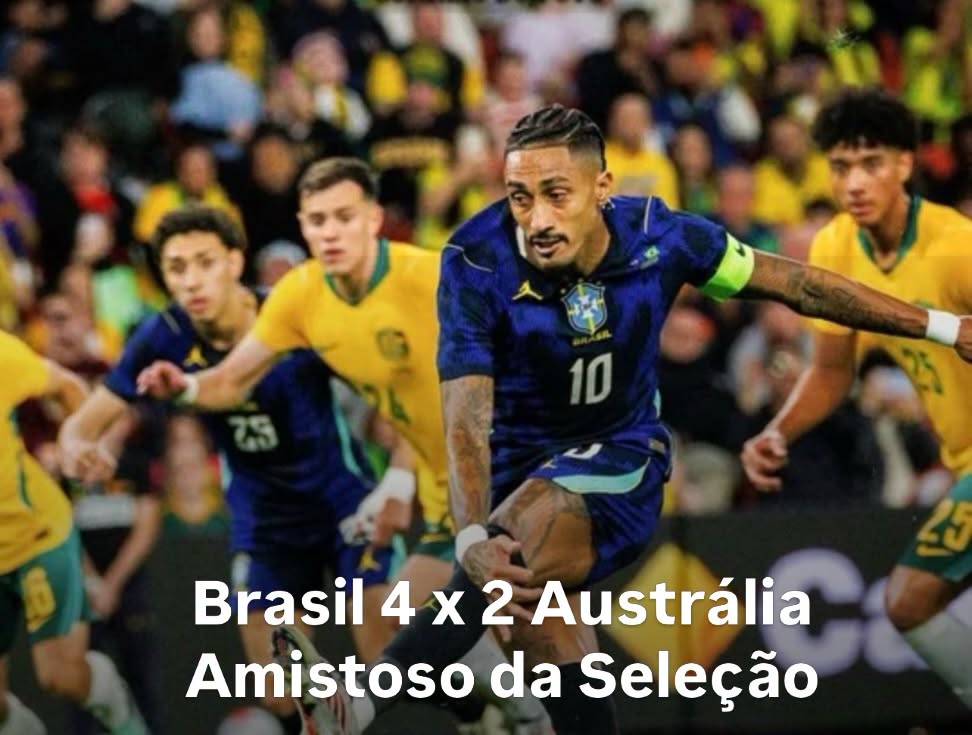 Brasil vence a Austrália em jogo marcado por viradas