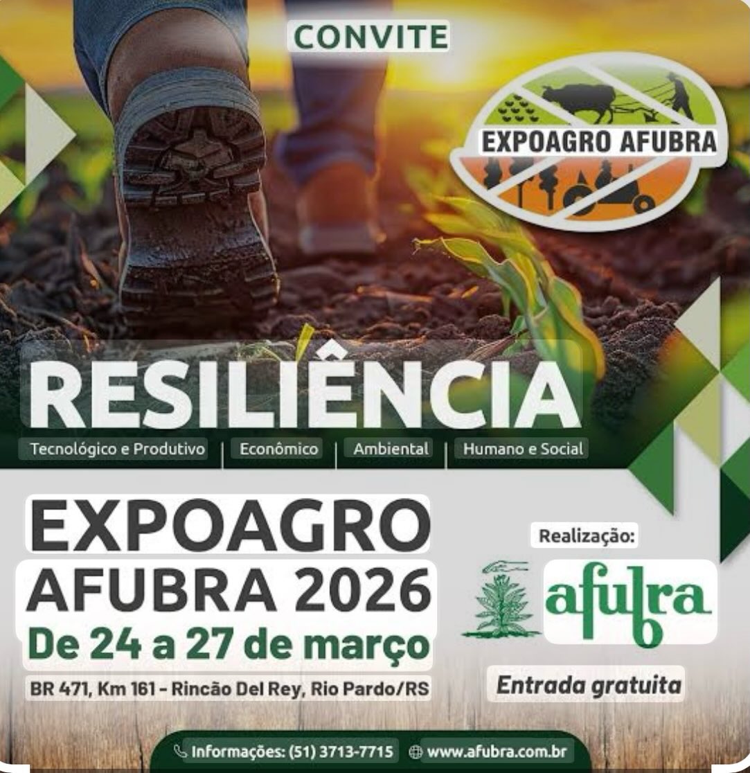 Abertas inscrições para excursão à Expoagro Afubra