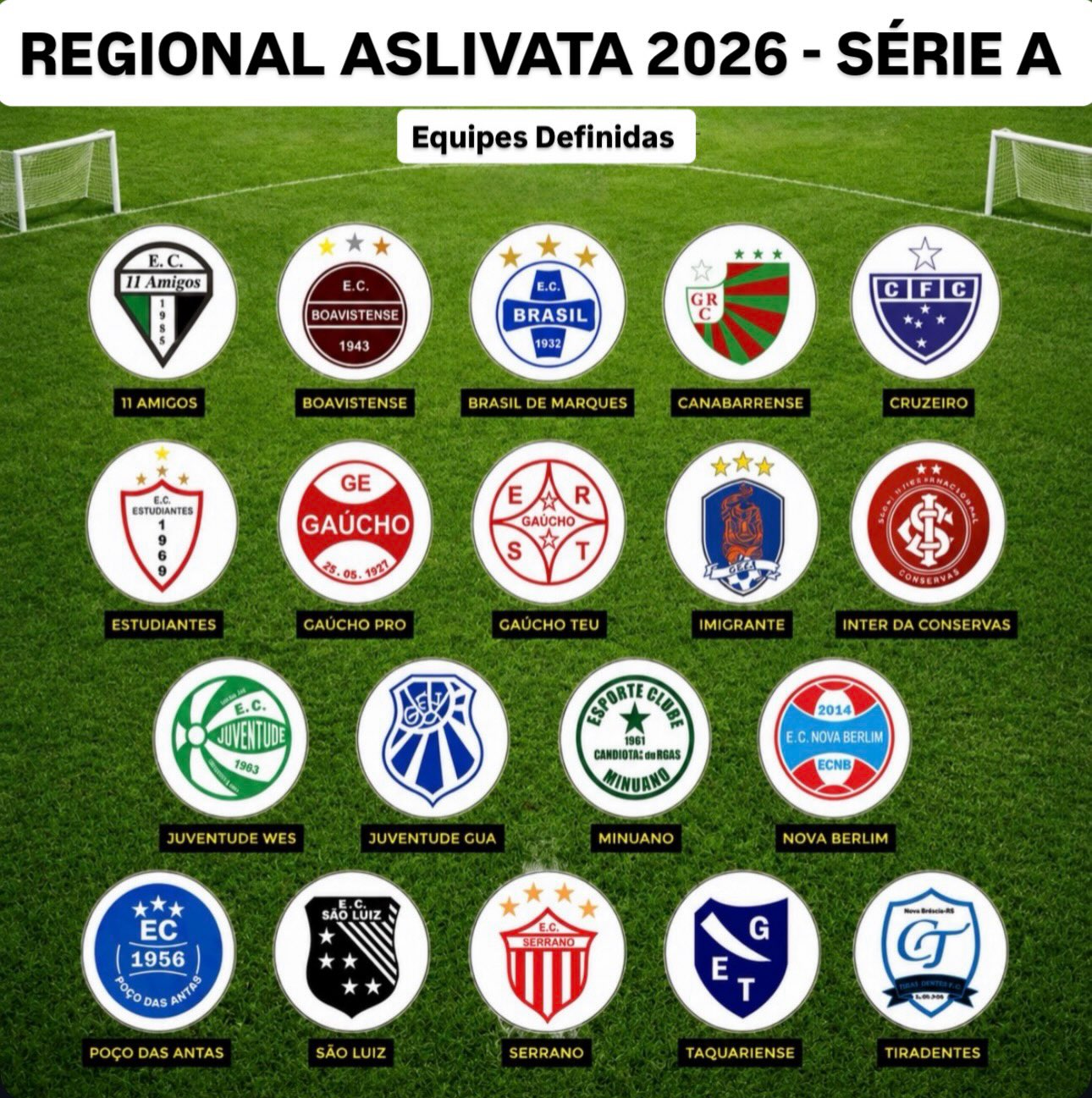 Aslivata define os rumos do Regional Série A para a temporada