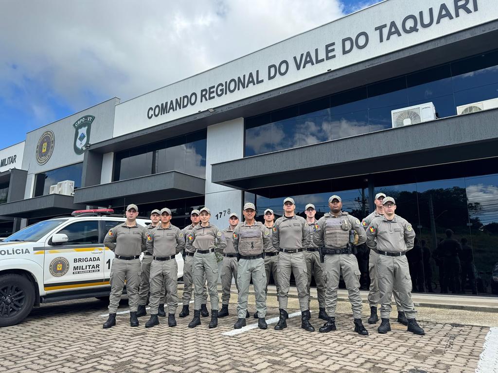 Brigada Militar recebe novos policiais no Vale do Taquari