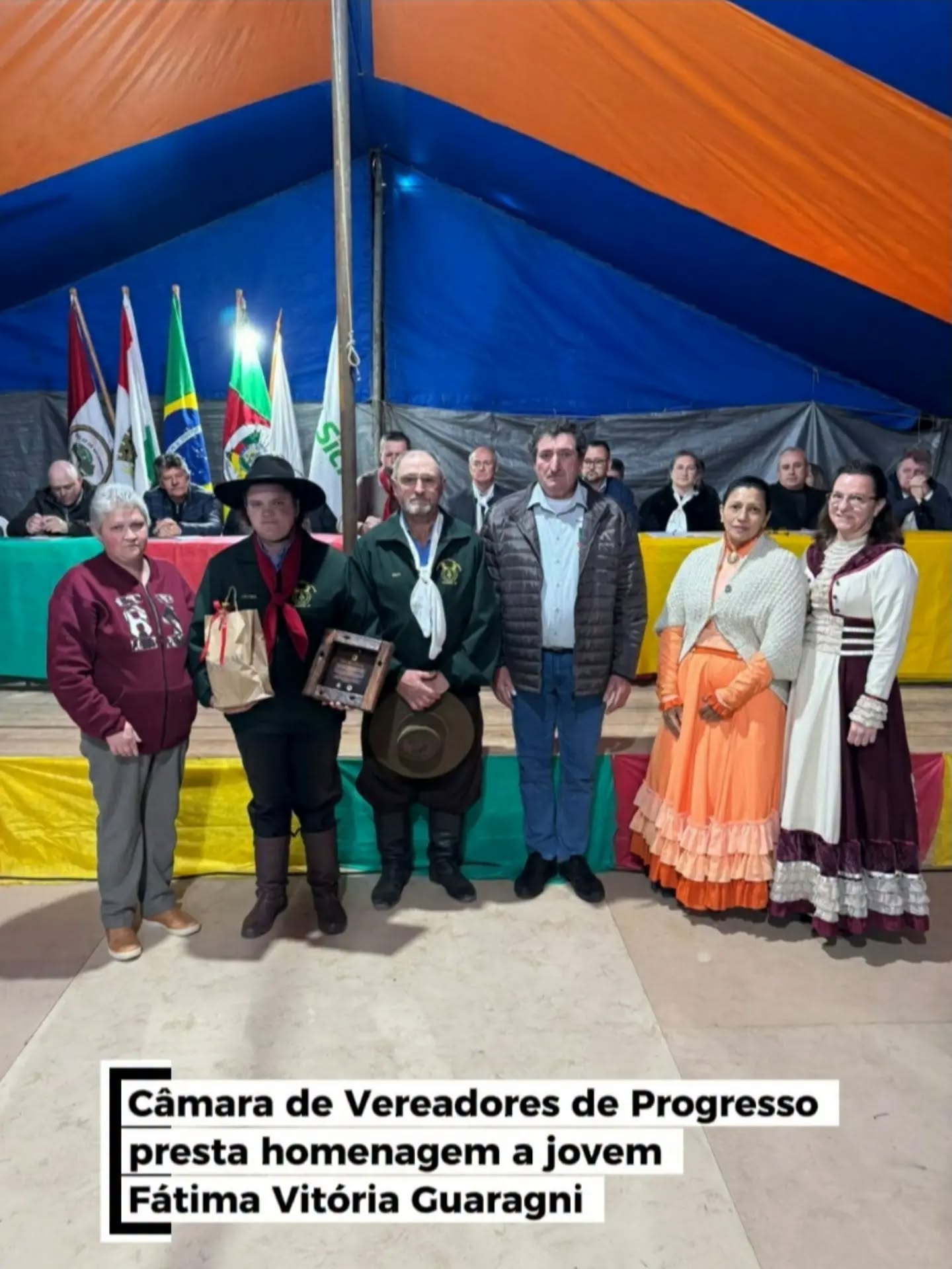 Câmara de Vereadores de Progresso presta homenagem a Fátima Vitória Guaragni