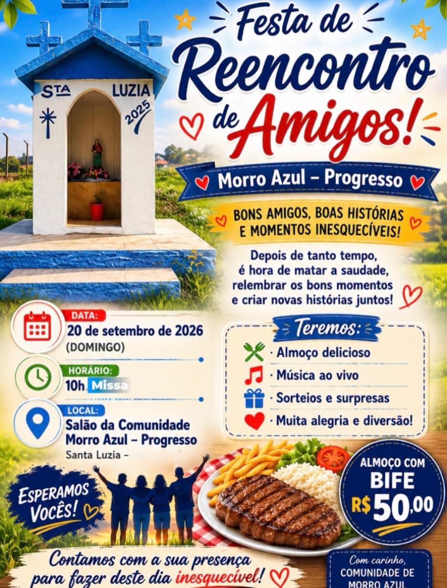 Festa de Reencontro de Amigos!