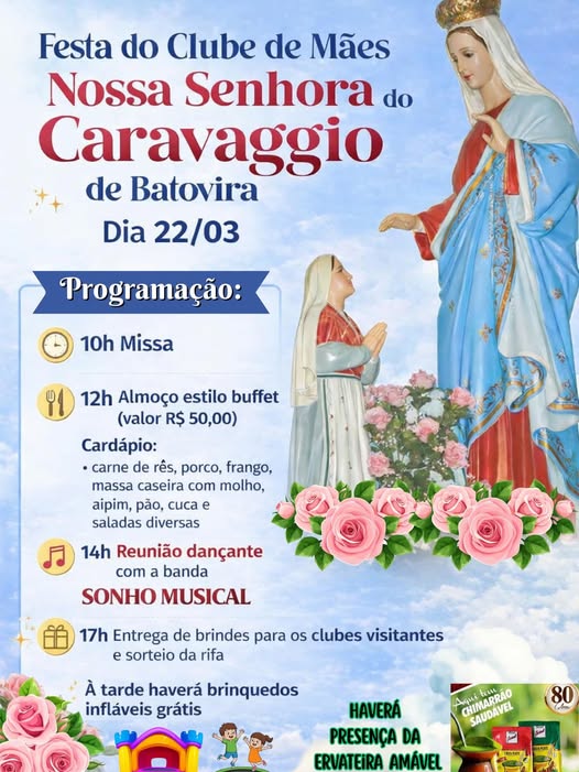 FESTA DO CLUBE DE MÃES NOSSA SENHORA DO CARAVAGGIO