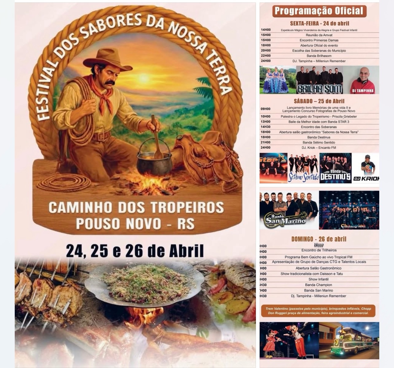 Festival dos Sabores da Nossa Terra: Tradição e Gastronomia em Pouso Novo