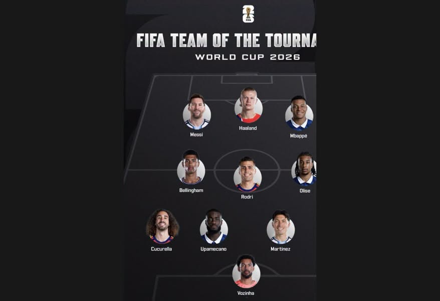 Fifa divulga seleção da Copa com Vozinha, Messi e Mbappé