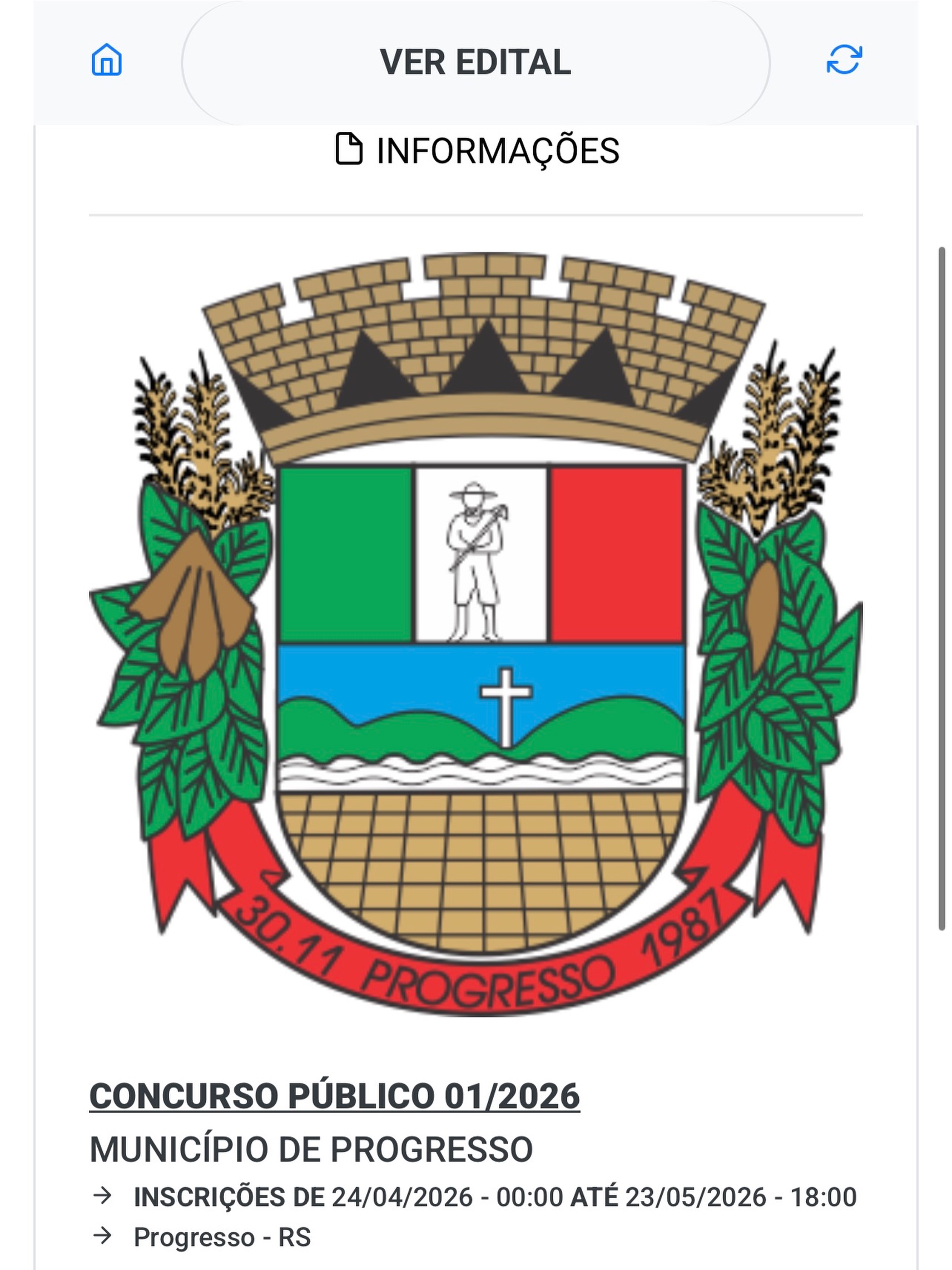 Instituto Legalle coordena Concurso Público de Progresso 