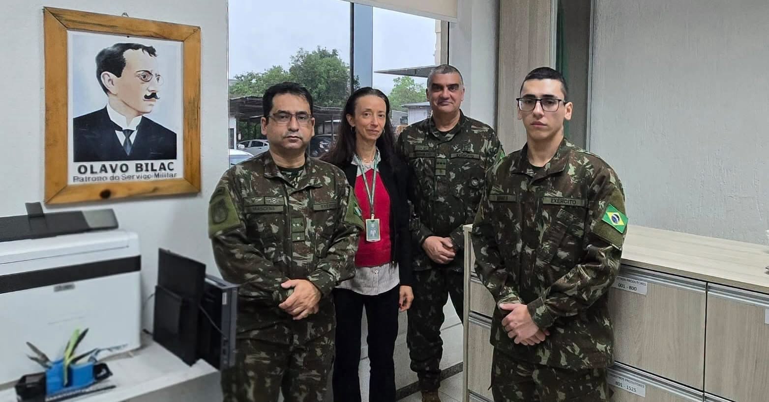 Junta de Serviço Militar de Progresso recebe Visita de Orientação Técnica do Exército