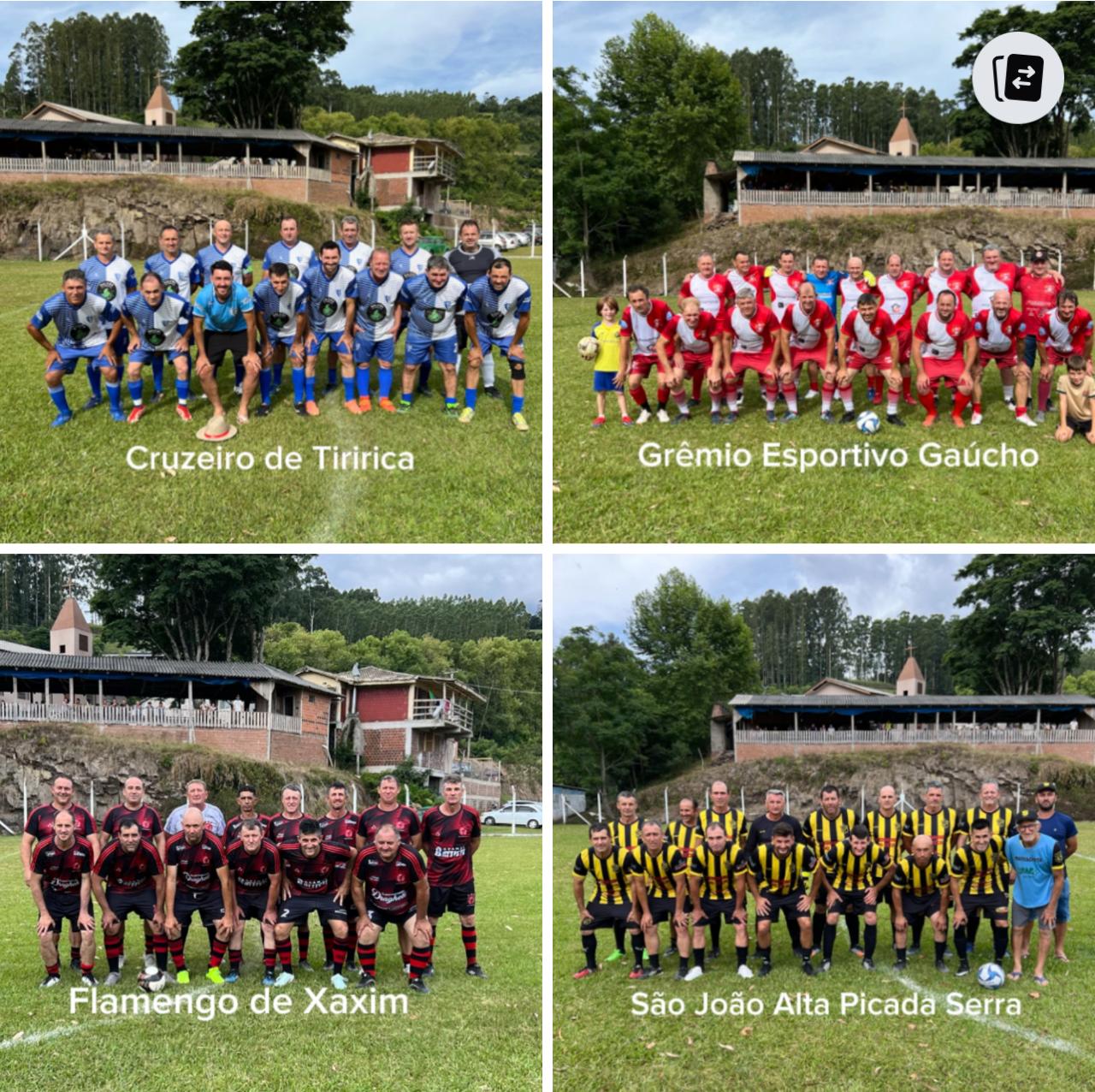 Primeira rodada do campeonato de Master em Tiririca 