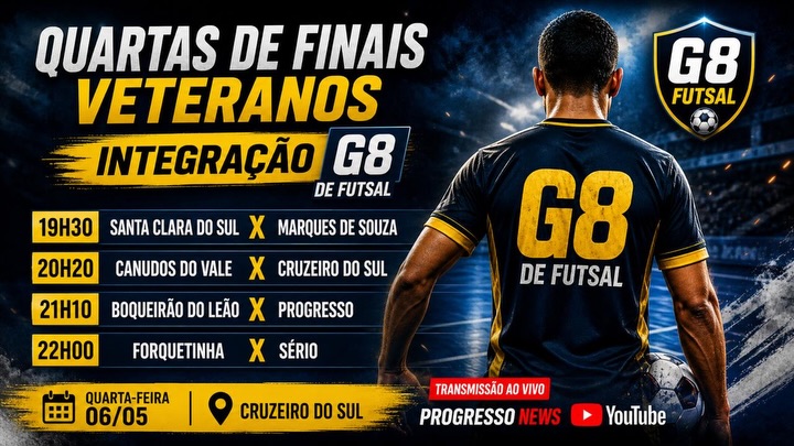 Quartas de finais do 2º Campeonato Integração G8 de Futsal, Sicredi 120 anos