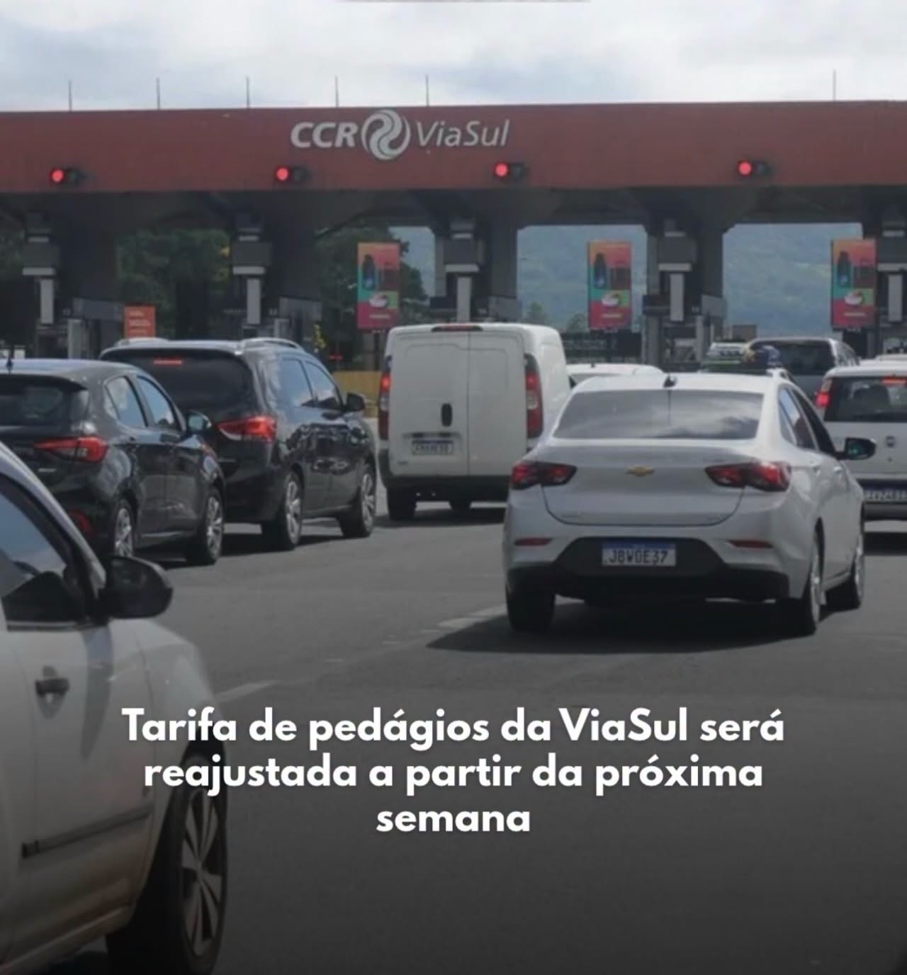 Tarifa de pedágios da ViaSul será reajustada a partir da próxima semana
